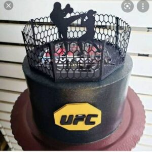 Topo De Bolo Luta Ufc + 4 Arquivos A Sua Escolha