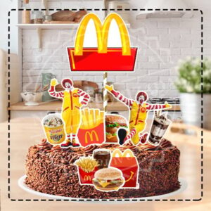 TOPO DE BOLO MAC DONALDS - ARQUIVO DIGITAL