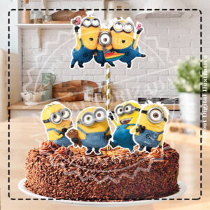TOPO DE BOLO MINIONS - ARQUIVO DIGITAL