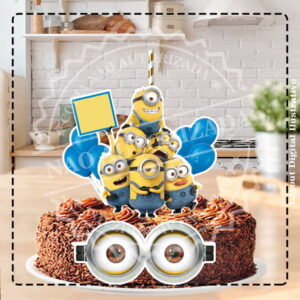 TOPO DE BOLO MINIONS - ARQUIVO DIGITAL