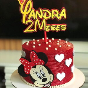 Topo de Bolo Minnie - Arquivo de Corte Silhouette