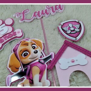Topo de Bolo Patrulha Canina - Arquivo de corte