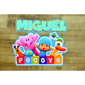 Arquivo de Corte -topo de Bolo Pocoyo