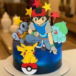 Topo de Bolo Pokémon -CAMADAS - Arquivo de Corte