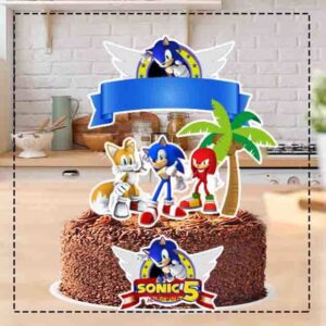 TOPO DE BOLO SONIC 05- ARQUIVO DIGITAL