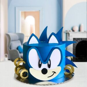 Topo De Bolo Sonic -arquivo De Corte
