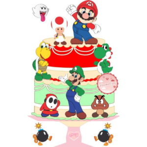 Arquivo Topo de Bolo - Super Mario
