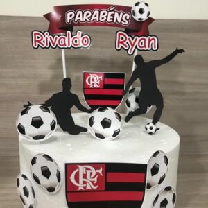 TOPO DE BOLO FLAMENGO - ARQUIVO DE CORTE