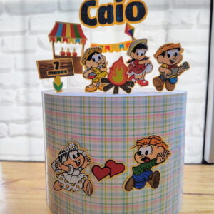 Arquivo Digital Topo de Bolo Turma da Mônica Junino