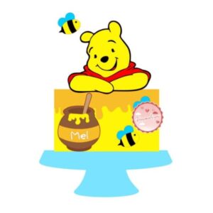 Arquivo Topo de Bolo - Ursinho Pooh