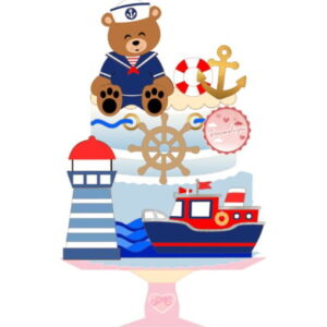 Arquivo Topo de Bolo - Urso Marinheiro