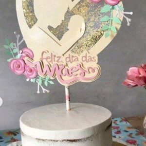 Topo de Bolo Colo de Mãe+ 4 ARQUIVOS A SUA ESCOLHA