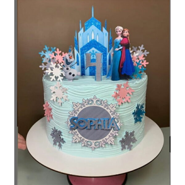 Arquivo de Corte Topo de Bolo Frozen + Brinde-0007