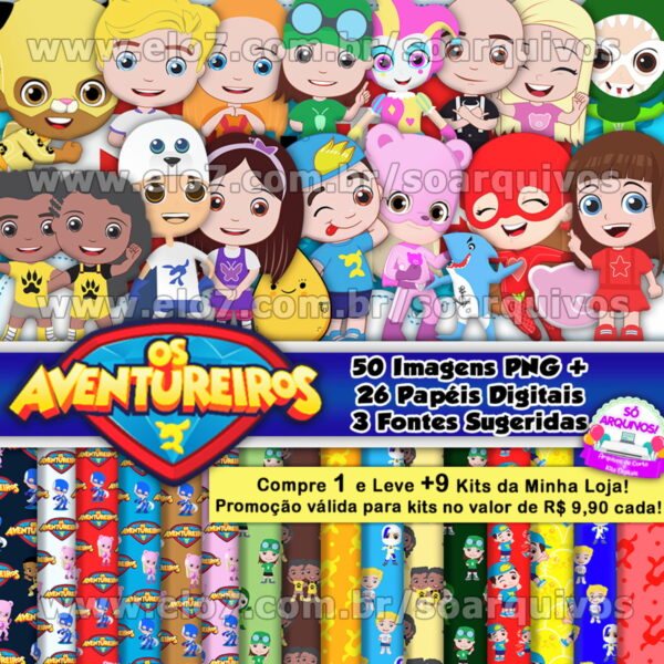 03 - Kit Digital os Aventureiros