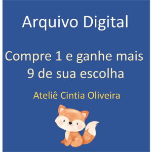 10 Arquivo Por R$ 10,topo de Bolo Chá Revelação Elefantinhos