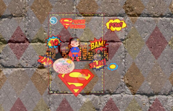 2128 - ARQUIVO TOPO SUPER HOMEM cute Camadas - STUDIO