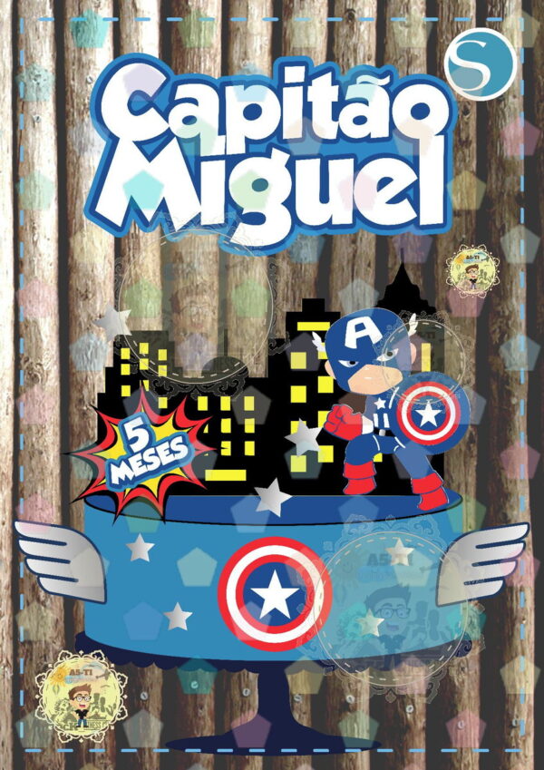 2153 - Arquivo TOPO CAPITAO AMERICA CAMADAS STUDIO