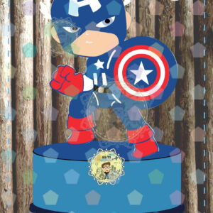 2154 - ARQUIVO PERSONAGEM CAPITAO AMERICA CAMADAS STUDIO