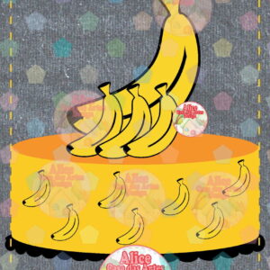 2157 - ARQUIVO TOPPER FRUTAS CAMADAS - BANANA - STUDIO