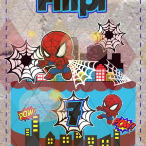 2300 - ARQUIVO TOPO HOMEM ARANHA CUTE - STUDIO