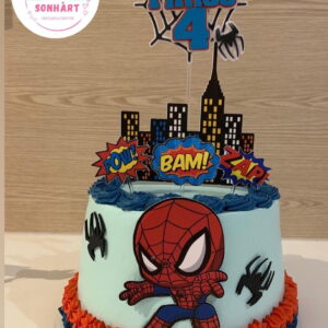 3 Arquivos Digitais Topo Spider Man Homem Aranha Camadas