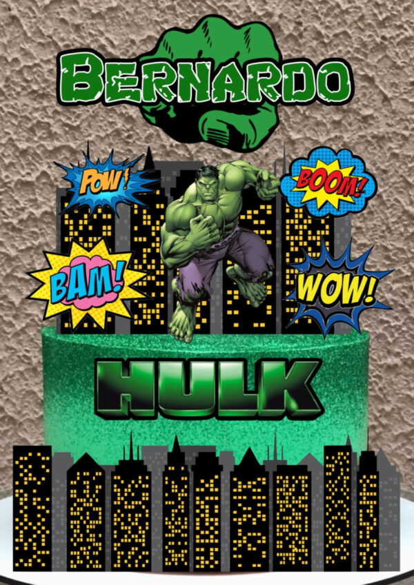 2 Arquivos - Studio - Topo de Bolo Hulk 4