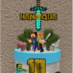 2 Arquivos - Studio - Topo de Bolo Minecraft 5