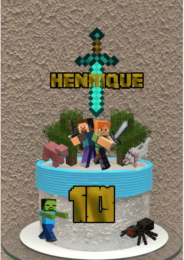 2 Arquivos - Studio - Topo de Bolo Minecraft 5