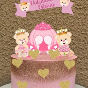 2 Arquivos - Studio - Topo de Bolo Ursinha Princesa 1