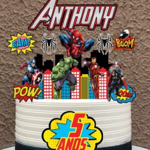 2 Arquivos - Topo de Bolo Vingadores 9