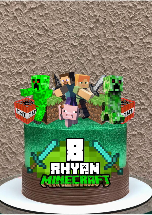 2 Arquivos - Studio - Topo de Bolo Minecraft 6