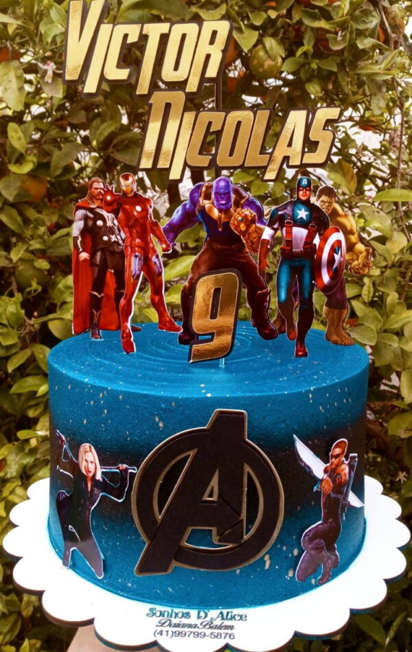 2 Arquivos - Studio - Topo de Bolo Vingadores 10