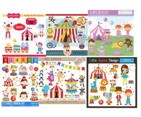 30 KITS DIGITAIS DE CIRCO