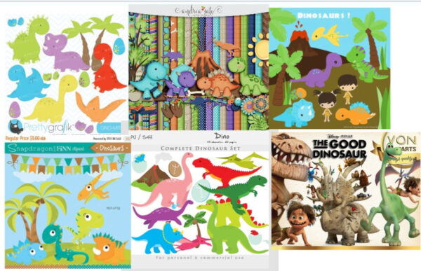 30 KITS DIGITAIS - DINOSSAURO - Image 5
