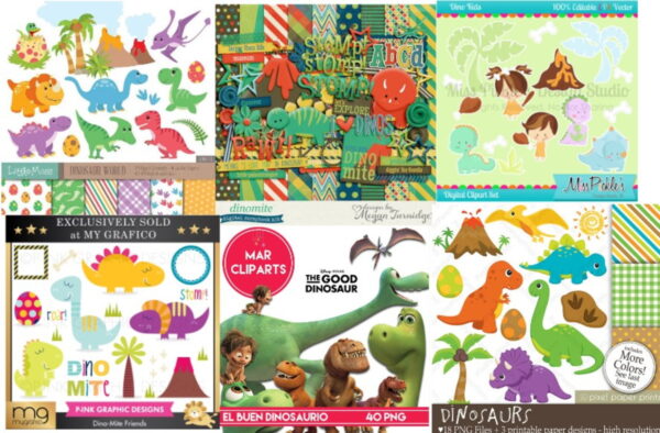 30 KITS DIGITAIS - DINOSSAURO - Image 4