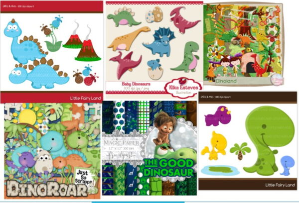 30 KITS DIGITAIS - DINOSSAURO - Image 3