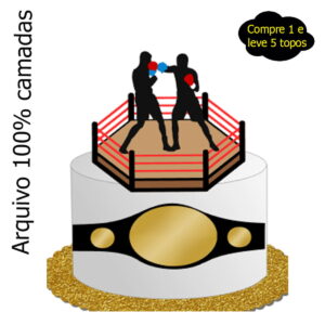 360 - Arquivo topo de bolo ufc