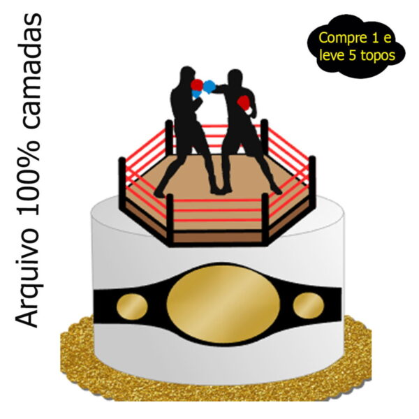 360 - Arquivo topo de bolo ufc