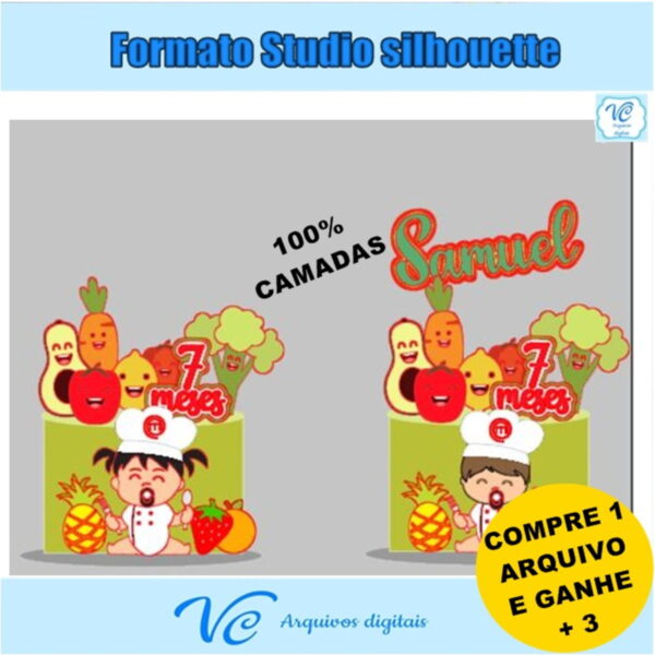 363- Arquivo de Corte Topo de Bolo Introdução Alimentar -03