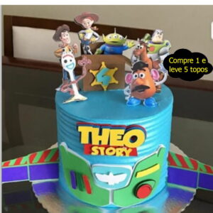 419 -Topo de bolo Toy Story -Arquivo de corte