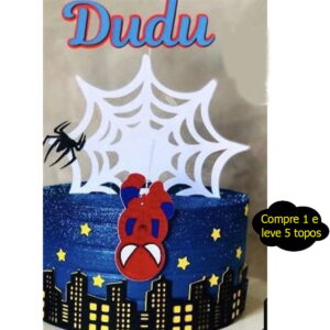 431- arquivo de corte topo de bolo homem aranha