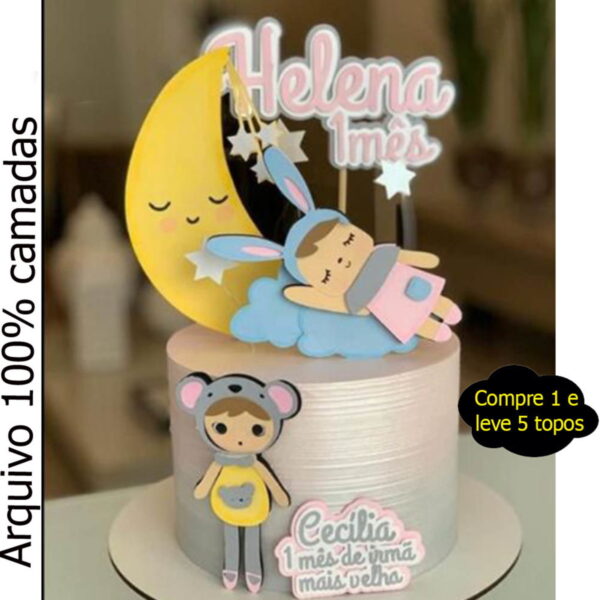 437- topo de bolo metoo doll- arquivo de corte