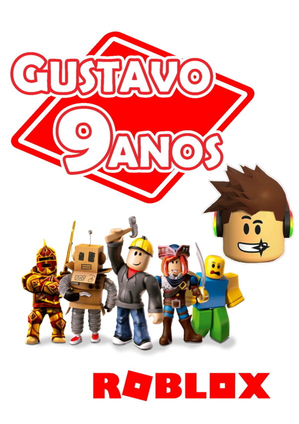 513 - Topo de Bolo Roblox
