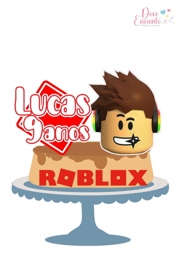 514 - Topo de Bolo Roblox