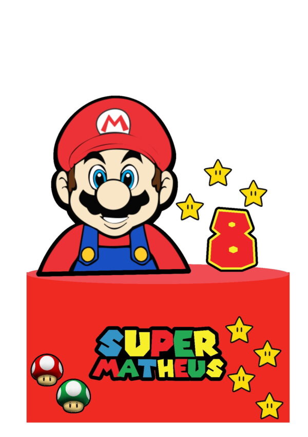 543 - Topo de Bolo Super Mário (1)