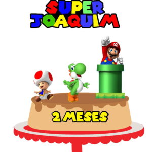 544 - Topo de Bolo Super Mário