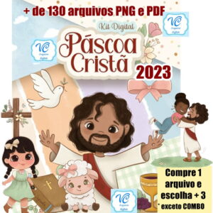 654 -combo Kit Digital Páscoa Cristã 2023
