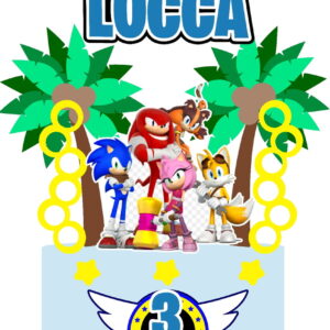684 Arquivo Digital - Topo de Bolo Sonic