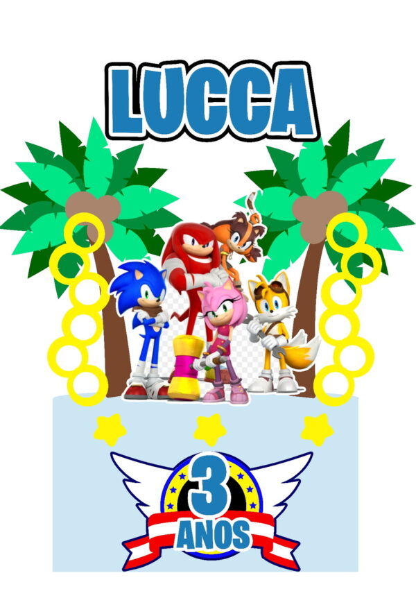 684 Arquivo Digital - Topo de Bolo Sonic