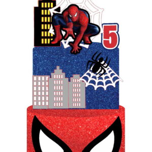 4 Arquivos de Corte Digital - Topo de Bolo Homem Aranha